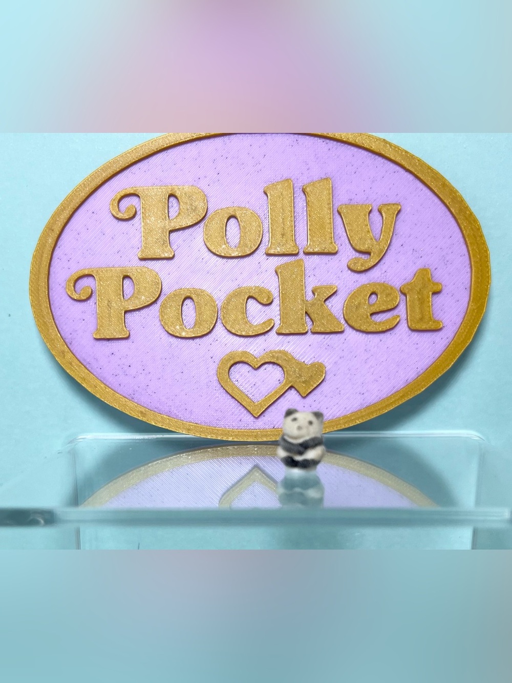 Vintage Polly Pocket 1993 Pretty Pandas SMALL panda, Ming